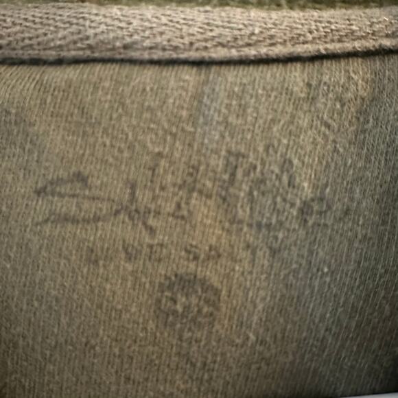 Olive Green Salt Life Boy's Hoodie Sleeve Logo Sweatshirt Size Small - Picture 4 of 5